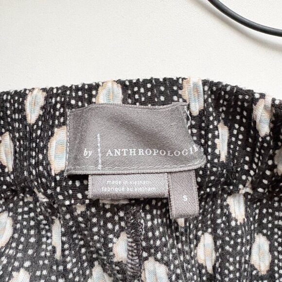 Anthropologie Morris Plisse Pyjama Trousers Black Dot Size Small - Picture 7 of 7